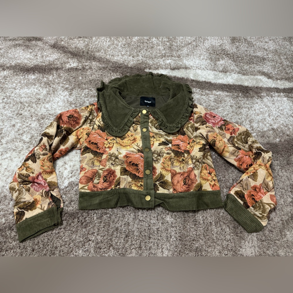 JACQUIE THE LABEL | Nathalia Mixed Media Jacket - Picture 2 of 5
